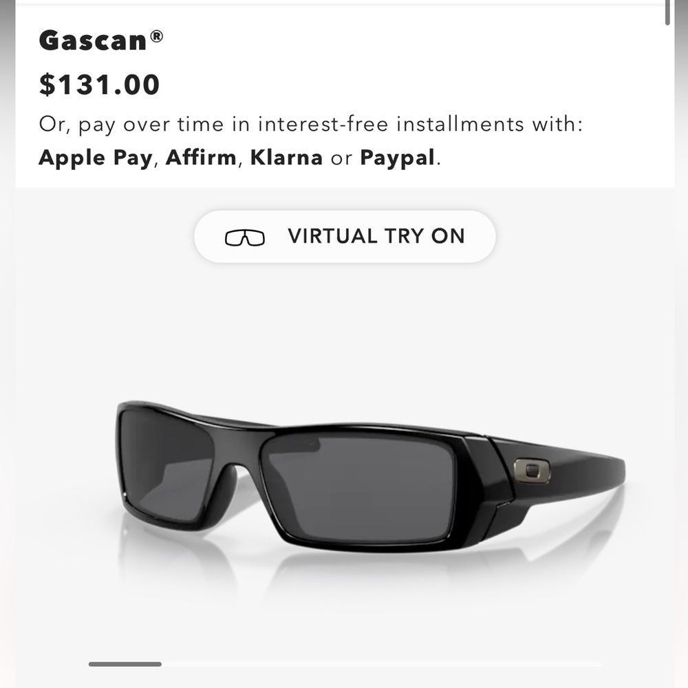 Oakley Gascan sunglasses frames